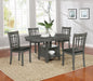 Lavon 5-piece Dining Set Medium Grey image