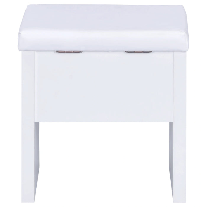 Harvey Makeup Vanity Table with Mirror and Stool