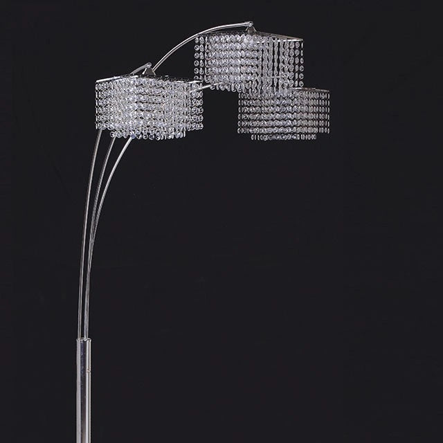 TINA Arch Lamp, Hanging Crystal