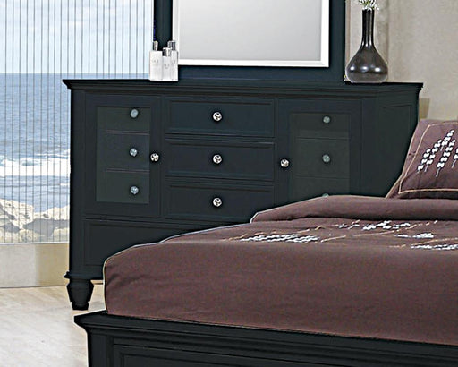 Sandy Beach 11-drawer Dresser Black image