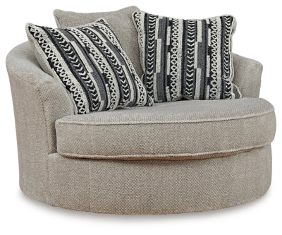 Calnita Oversized Swivel Accent Chair - Orlando Furniture Outlet (Casselberry,FL)