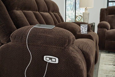 Observation Power Reclining Loveseat with Console