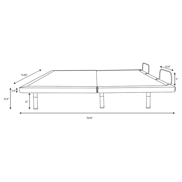 Negan Adjustable Bed Base - Orlando Furniture Outlet (Casselberry,FL)