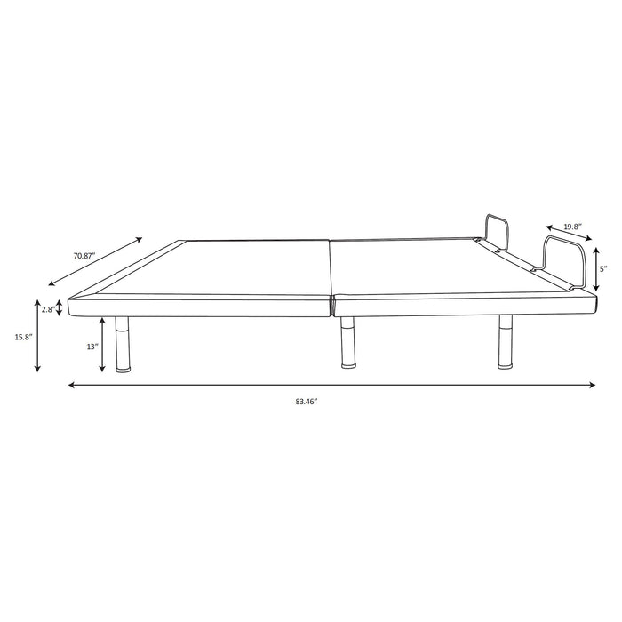 Negan Adjustable Bed Base - Orlando Furniture Outlet (Casselberry,FL)