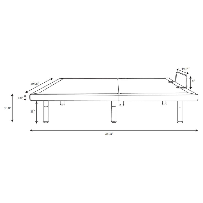 Negan Adjustable Bed Base - Orlando Furniture Outlet (Casselberry,FL)