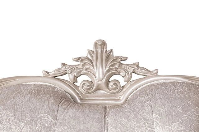 Acapulco White & Espresso Sofa