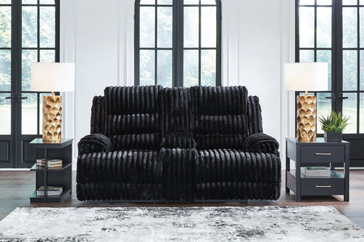 Rhine Falls Reclining Loveseat with Console - Orlando Furniture Outlet (Casselberry,FL)