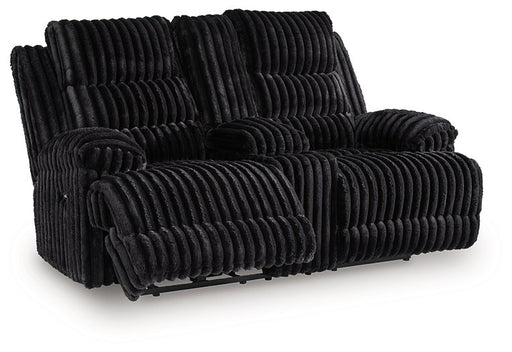 Rhine Falls Reclining Loveseat with Console - Orlando Furniture Outlet (Casselberry,FL)