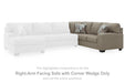 Newellen Sleeper Sectional with Chaise - Orlando Furniture Outlet (Casselberry,FL)