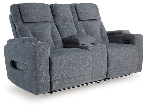 Studio Cave Power Reclining Loveseat with Console - Orlando Furniture Outlet (Casselberry,FL)