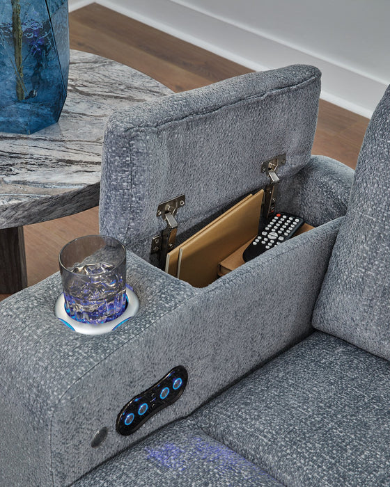 Studio Cave Power Reclining Loveseat with Console - Orlando Furniture Outlet (Casselberry,FL)