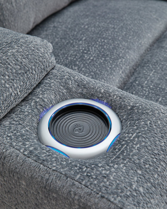 Studio Cave Power Reclining Loveseat with Console - Orlando Furniture Outlet (Casselberry,FL)