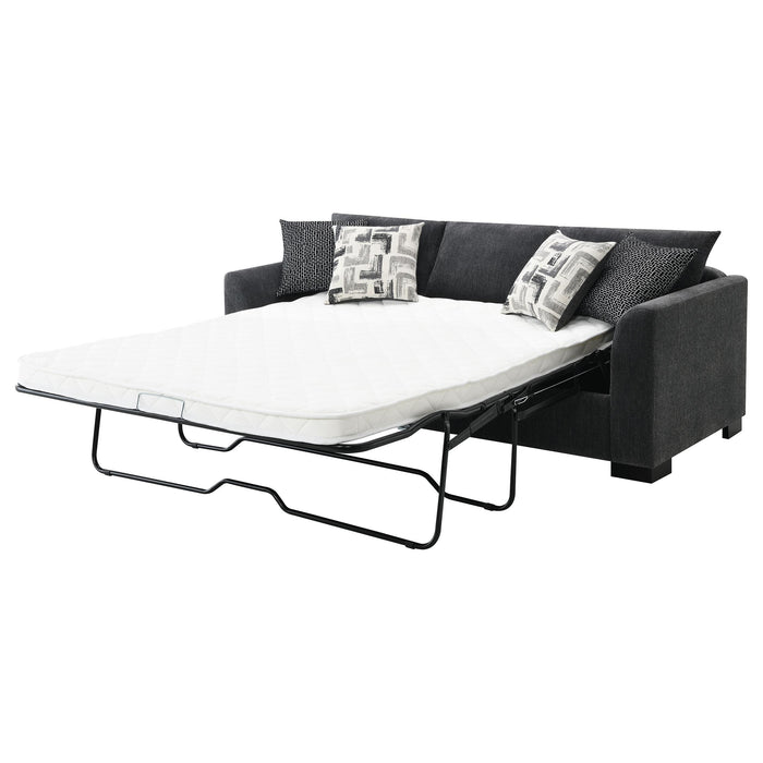 Storey Upholstered Sleeper Sectional Chaise Sofa