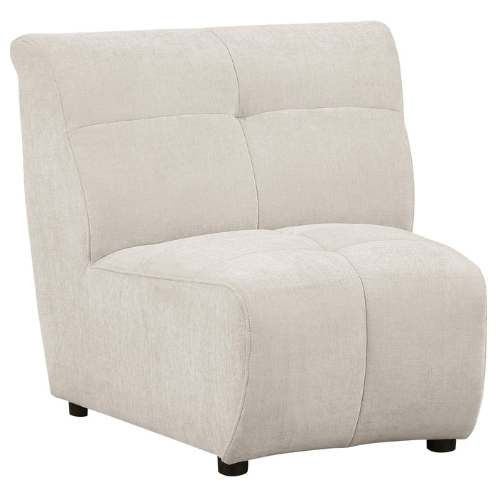 Charlotte Upholstered Modular Sectional Sofa Ivory