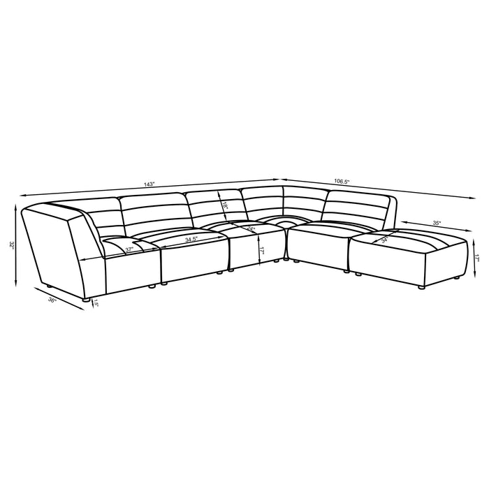 Sunny Modular Sectional Sofa - Orlando Furniture Outlet (Casselberry,FL)