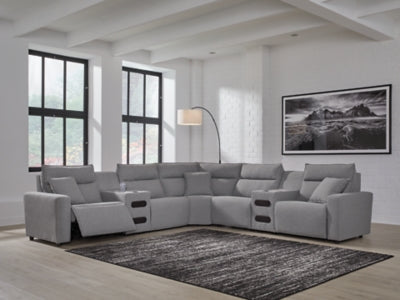 Modmax II Power Reclining Sectional with Audio Consoles - Orlando Furniture Outlet (Casselberry,FL)