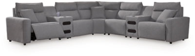 Modmax II Power Reclining Sectional with Audio Consoles - Orlando Furniture Outlet (Casselberry,FL)