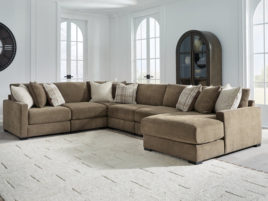 Camellia-Court Sectional with Chaise - Orlando Furniture Outlet (Casselberry,FL)