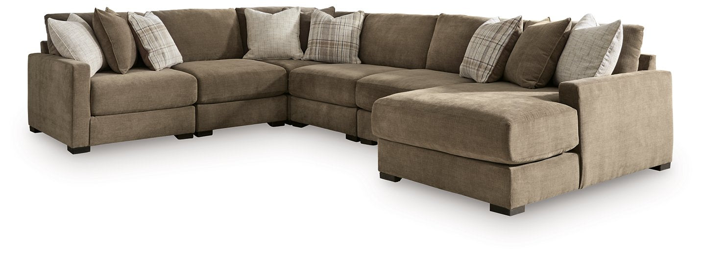 Camellia-Court Sectional with Chaise - Orlando Furniture Outlet (Casselberry,FL)