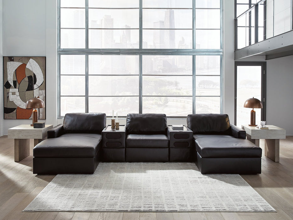 Modmax II Double Chaise Sectional with Audio Consoles - Orlando Furniture Outlet (Casselberry,FL)