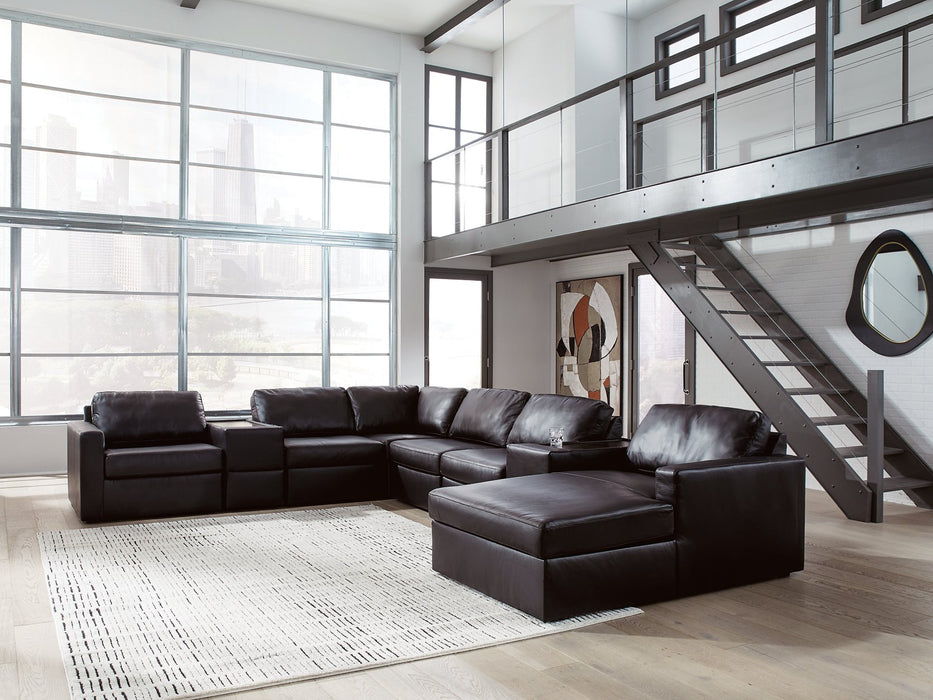Modmax II Sectional with Chaise and Storage Consoles - Orlando Furniture Outlet (Casselberry,FL)