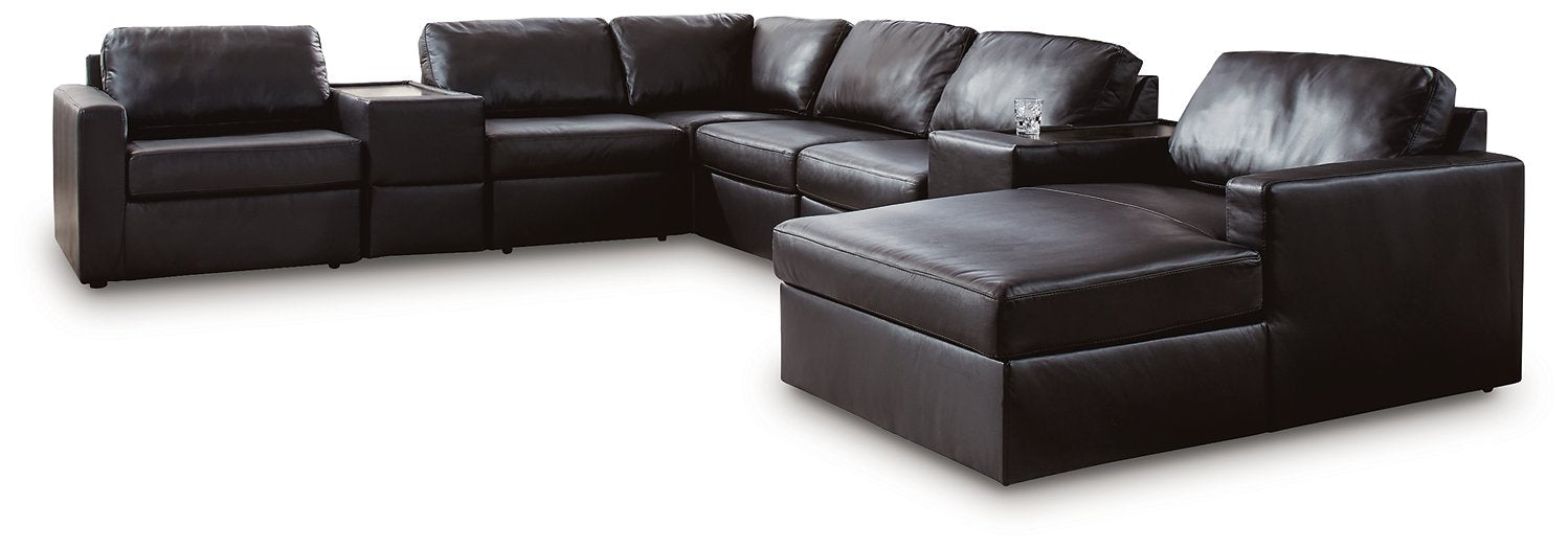 Modmax II Sectional with Chaise and Storage Consoles - Orlando Furniture Outlet (Casselberry,FL)