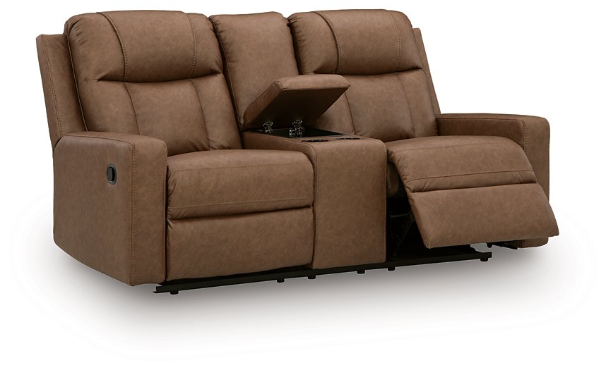 Mackmenville Reclining Loveseat with Console - Orlando Furniture Outlet (Casselberry,FL)