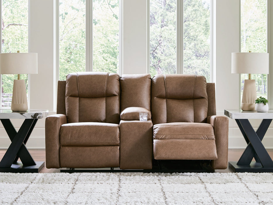 Mackmenville Reclining Loveseat with Console - Orlando Furniture Outlet (Casselberry,FL)