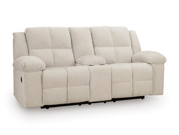 Orlen Reclining Loveseat with Console - Orlando Furniture Outlet (Casselberry,FL)