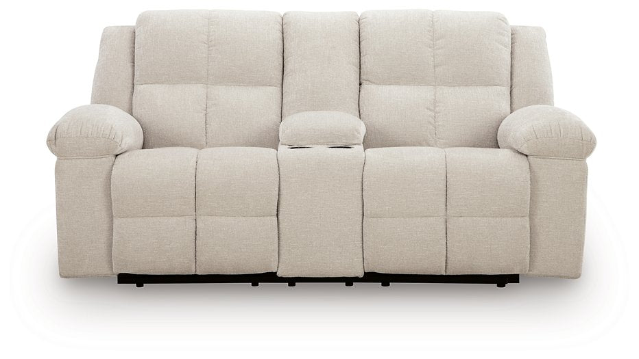 Orlen Reclining Loveseat with Console - Orlando Furniture Outlet (Casselberry,FL)