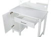 Elijah Makeup Vanity Table with LED Mirror and Stool - Orlando Furniture Outlet (Casselberry,FL)