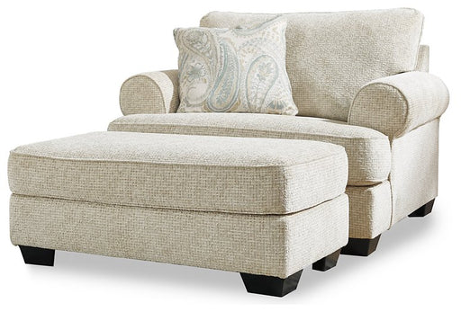Monaghan Oversized Chair and Ottoman - Orlando Furniture Outlet (Casselberry,FL)