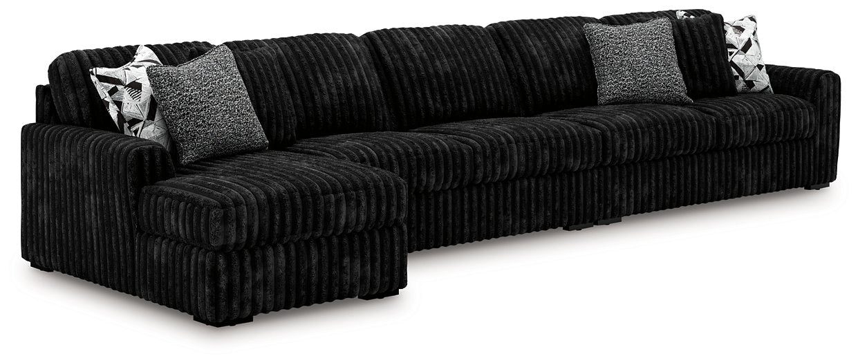 Midnight-Madness Sectional with Chaise - Orlando Furniture Outlet (Casselberry,FL)