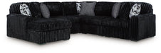 Midnight-Madness Sectional with Chaise - Orlando Furniture Outlet (Casselberry,FL)