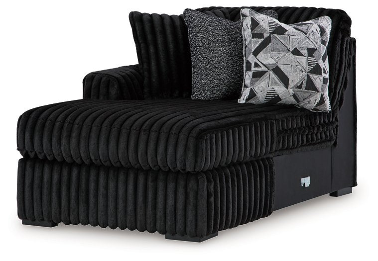 Midnight-Madness Sectional with Chaise - Orlando Furniture Outlet (Casselberry,FL)