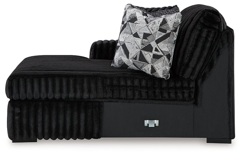 Midnight-Madness Sectional with Chaise - Orlando Furniture Outlet (Casselberry,FL)