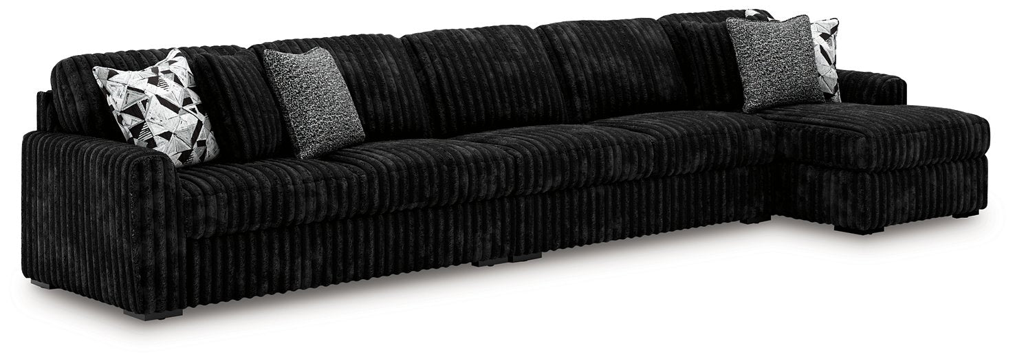 Midnight-Madness Sectional with Chaise - Orlando Furniture Outlet (Casselberry,FL)
