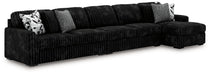 Midnight-Madness Sectional with Chaise - Orlando Furniture Outlet (Casselberry,FL)