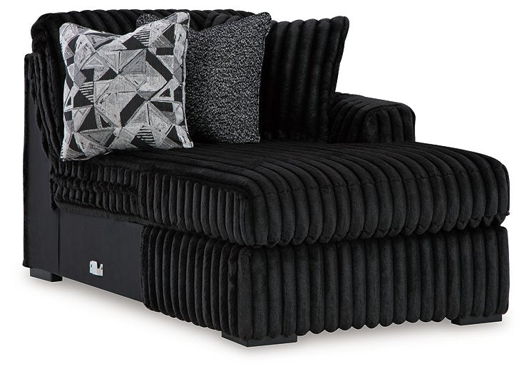 Midnight-Madness Sectional with Chaise - Orlando Furniture Outlet (Casselberry,FL)