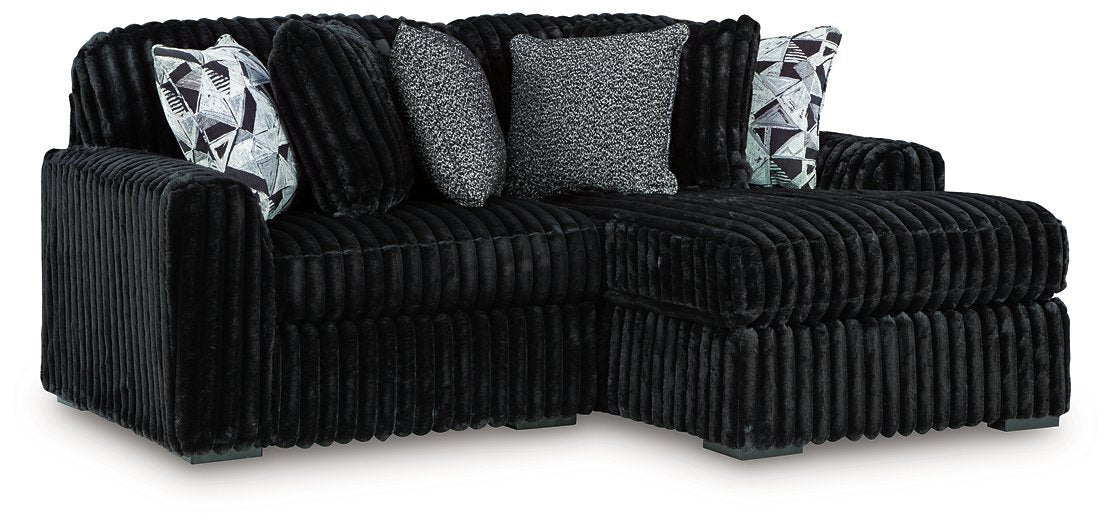 Midnight-Madness Sectional with Chaise - Orlando Furniture Outlet (Casselberry,FL)