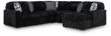 Midnight-Madness Sectional with Chaise - Orlando Furniture Outlet (Casselberry,FL)