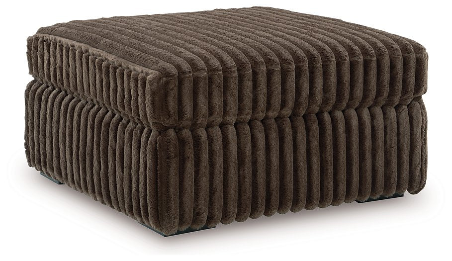 Midnight-Madness Oversized Accent Ottoman - Orlando Furniture Outlet (Casselberry,FL)