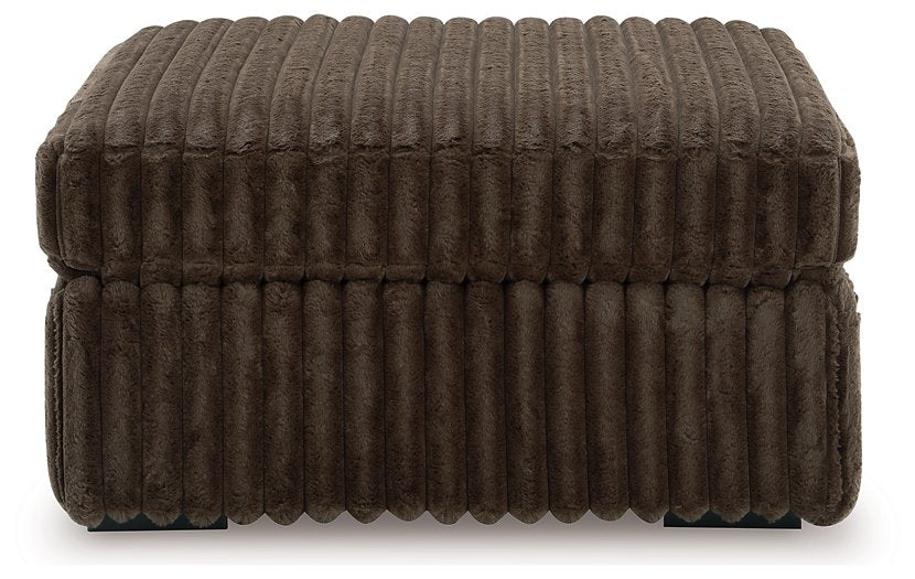 Midnight-Madness Oversized Accent Ottoman - Orlando Furniture Outlet (Casselberry,FL)