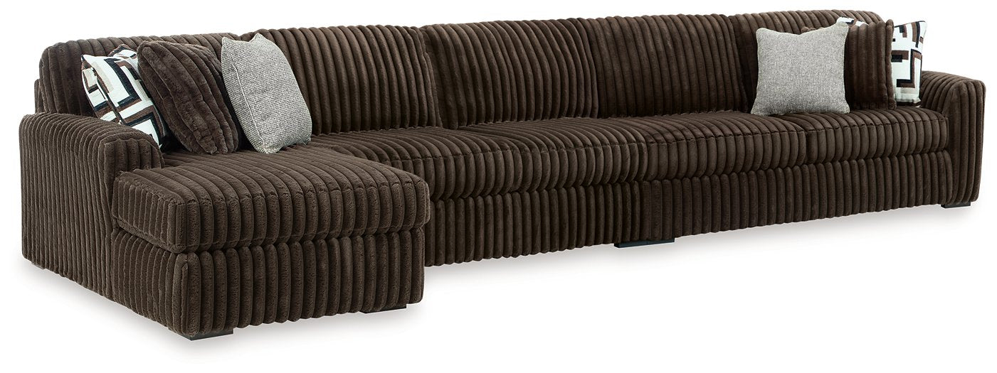 Midnight-Madness Sectional with Chaise - Orlando Furniture Outlet (Casselberry,FL)