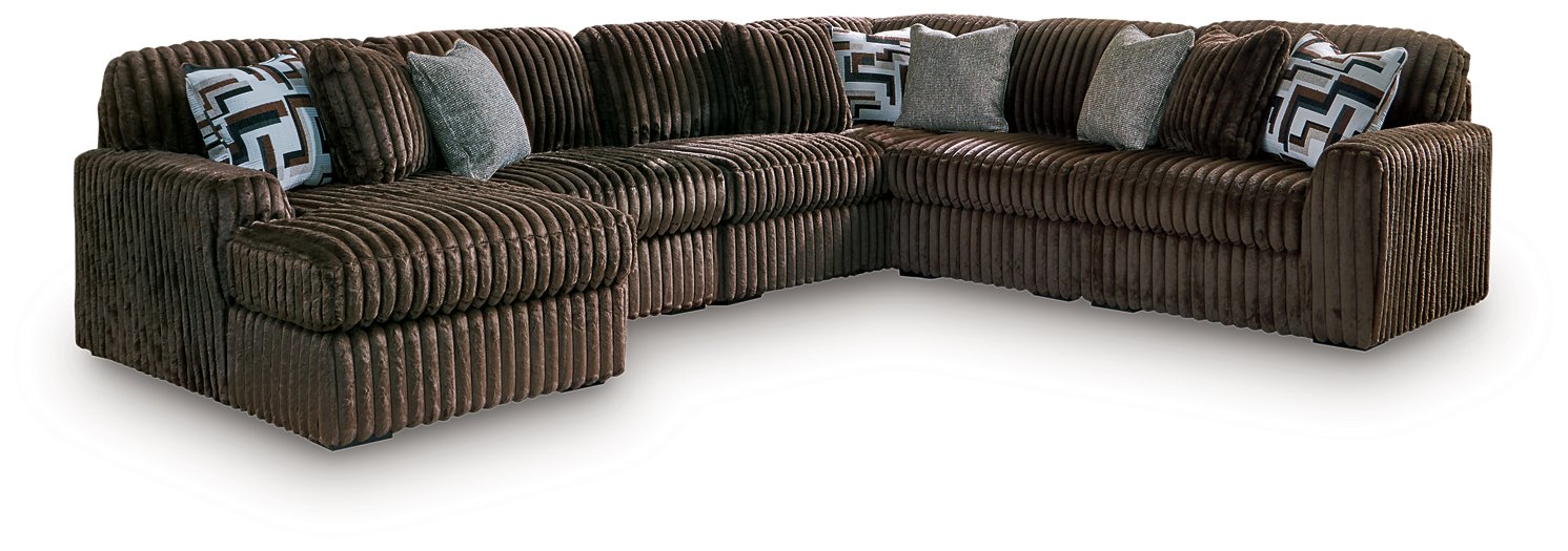 Midnight-Madness Sectional with Chaise - Orlando Furniture Outlet (Casselberry,FL)