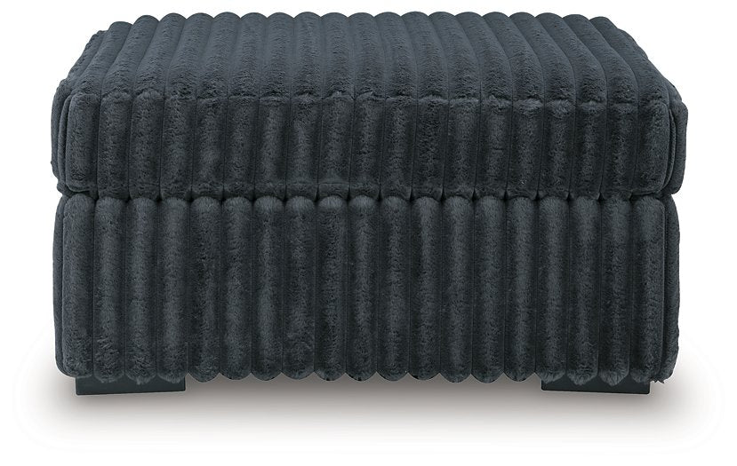 Midnight-Madness Oversized Accent Ottoman - Orlando Furniture Outlet (Casselberry,FL)