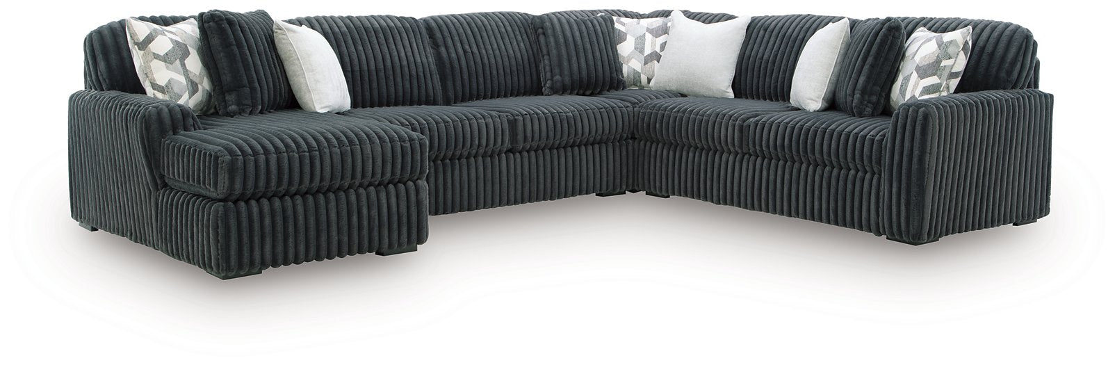 Midnight-Madness Sectional with Chaise - Orlando Furniture Outlet (Casselberry,FL)