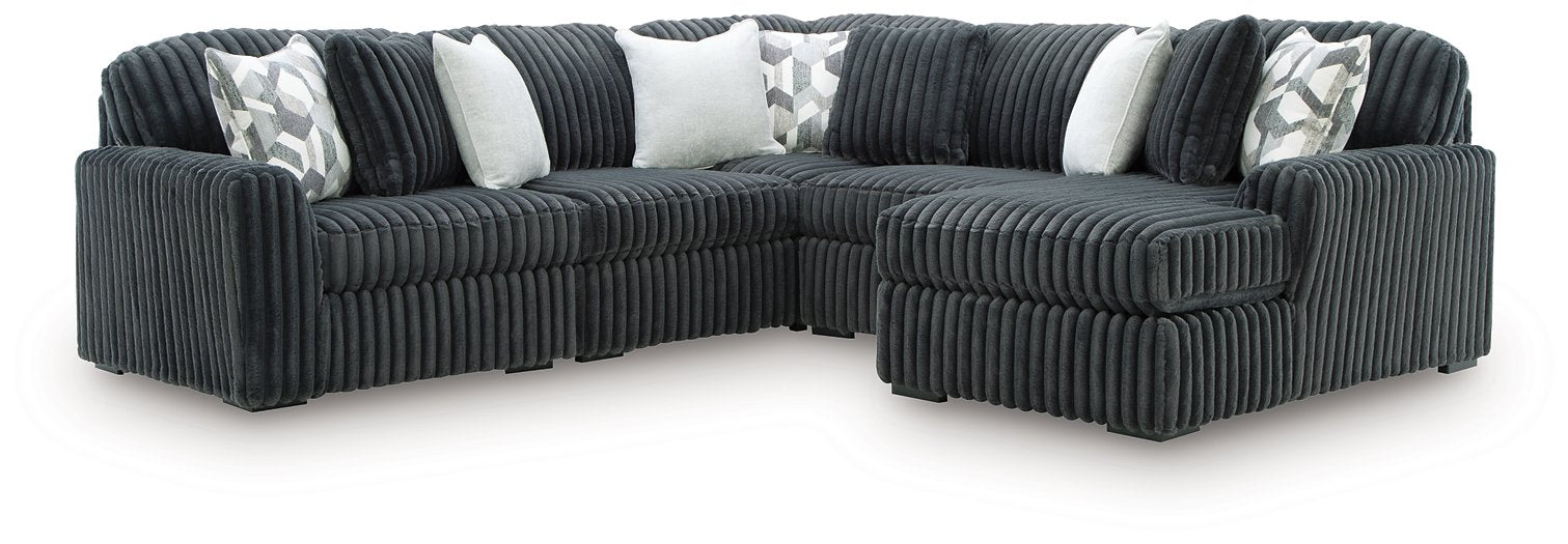 Midnight-Madness Sectional with Chaise - Orlando Furniture Outlet (Casselberry,FL)