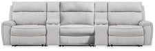 Social Pointe Reclining Sectional with Storage Consoles - Orlando Furniture Outlet (Casselberry,FL)