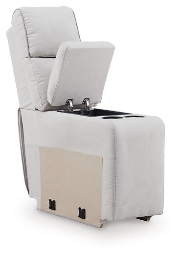 Social Pointe Reclining Sectional with Storage Consoles - Orlando Furniture Outlet (Casselberry,FL)